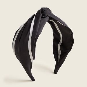 J.Crew printed cotton twist headband